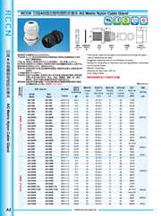 日成公制電纜接頭 AG